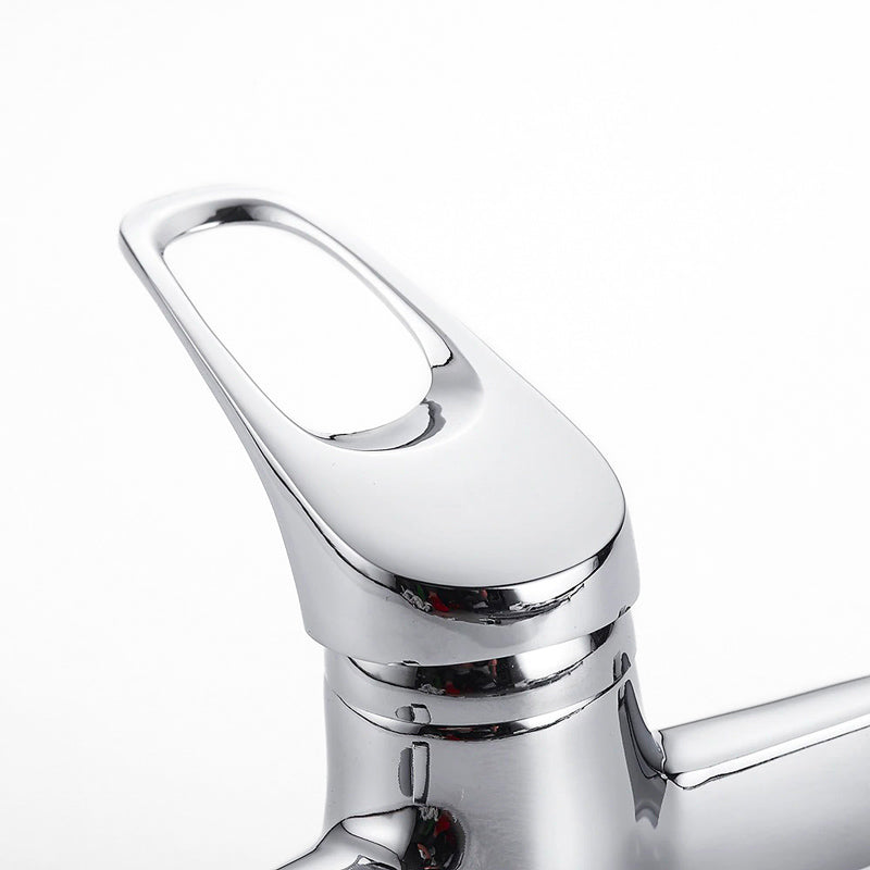 ChromeWall | Wall-Mounted Kitchen Mixer Tap Chrome Spout
