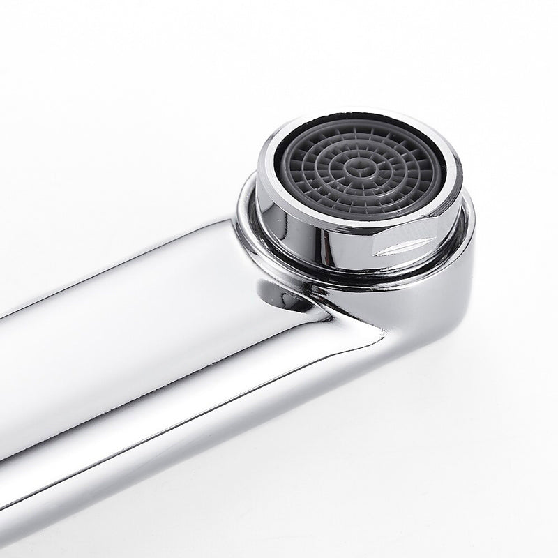 ChromeWall | Wall-Mounted Kitchen Mixer Tap Chrome Spout