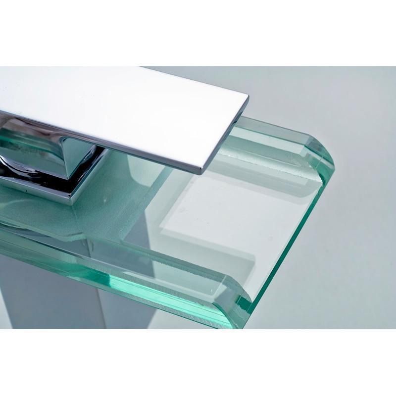 Ancona | Waterfall Basin Faucet - LED Glass & Temp Control