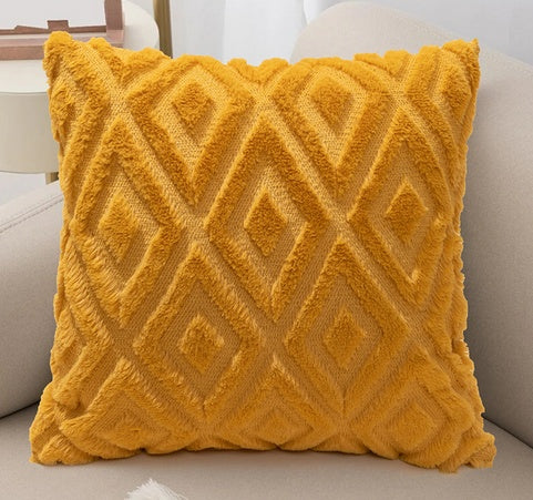 DiamondCushion | 3D Diamond Pattern Cushion Cover