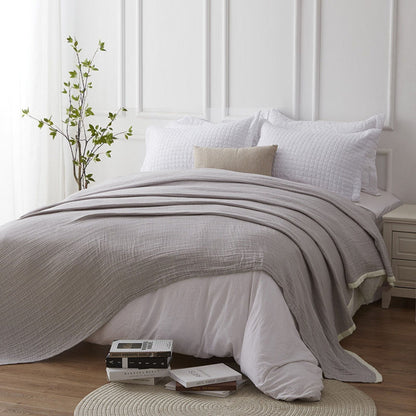 CozyNest | Deluxe Multi-Layer Muslin Cotton Blanket