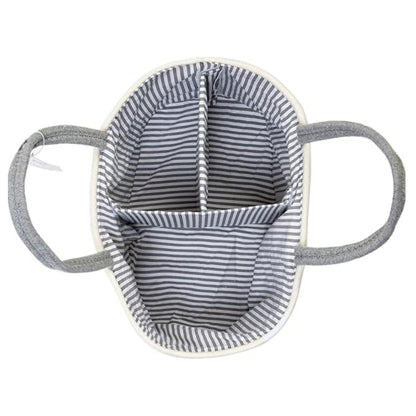 BraidedNest | Grey Baby Essentials Organizer