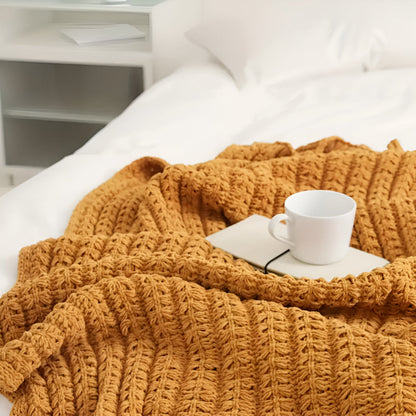 CozyWeave | Vintage Chunky Knit Blanket