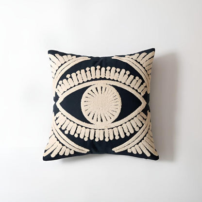 BohoNest | Eye Embroidered Cushion Cover