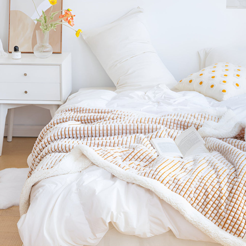 CozyHome | Warm Waffle Sherpa Blanket