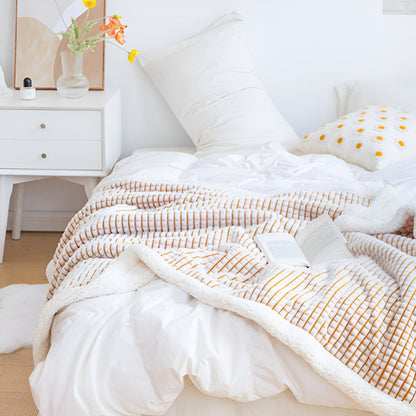 CozyHome | Warm Waffle Sherpa Blanket