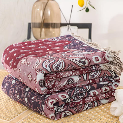BohoDream | Bohemian Paisley Bliss Blanket