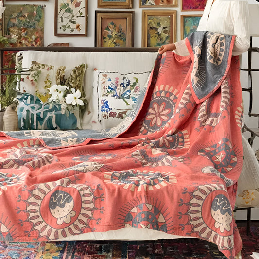 BlossomCo | Radiance Circle Cotton Blanket