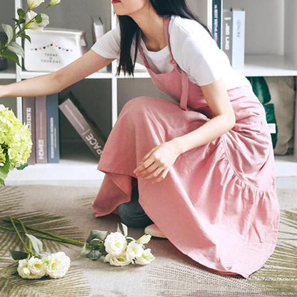 BlossomBreeze | Cotton Linen Apron