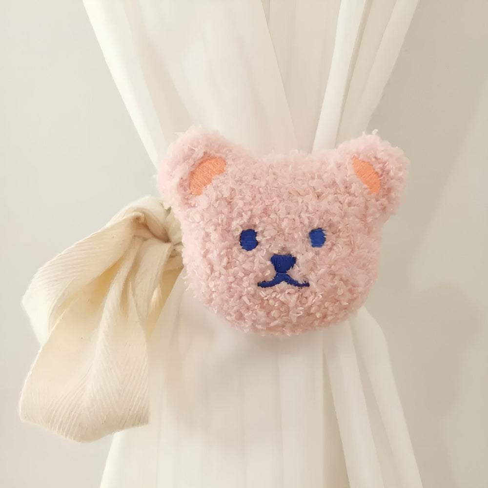 CuddleClasp | Teddy Bear Curtain Tiebacks Set