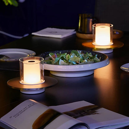 Touch/Infrared Sensor Candle Light | Rechargeable Table Lamp