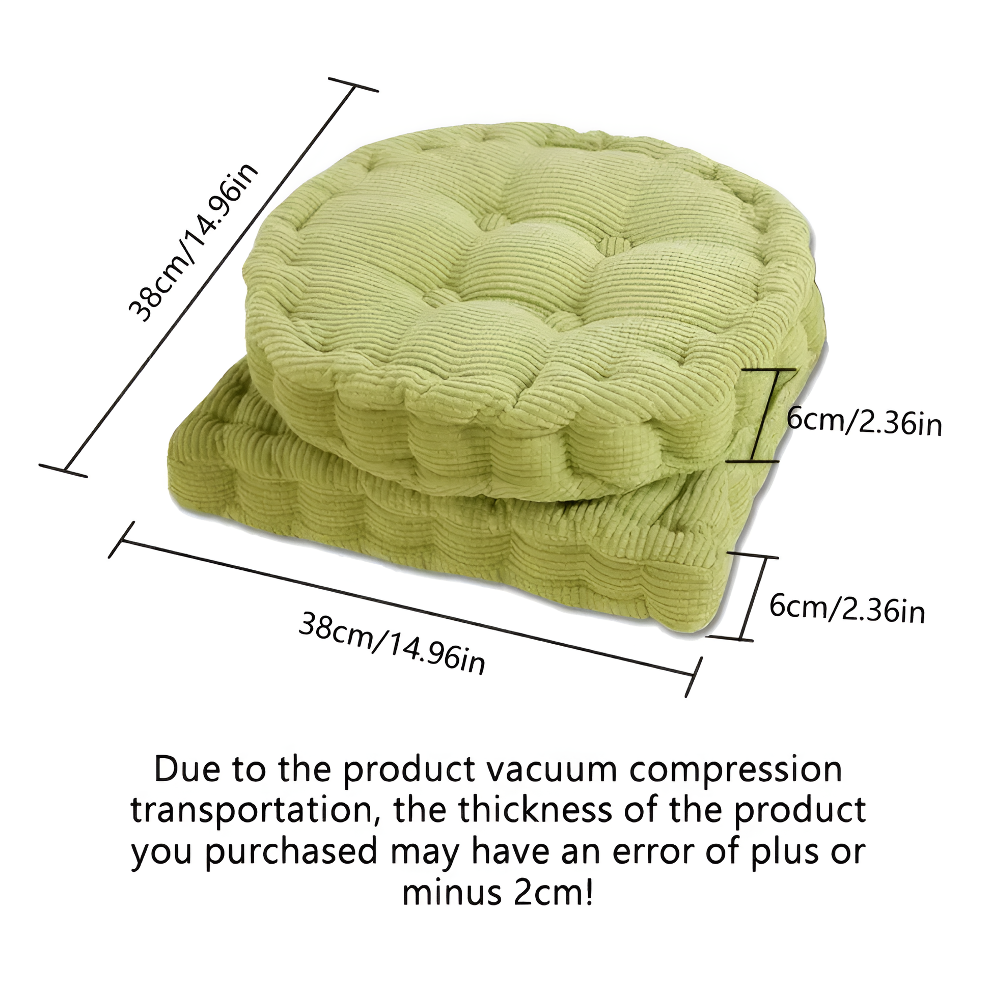 ComfyStack | Stackable Corduroy Chair Cushions