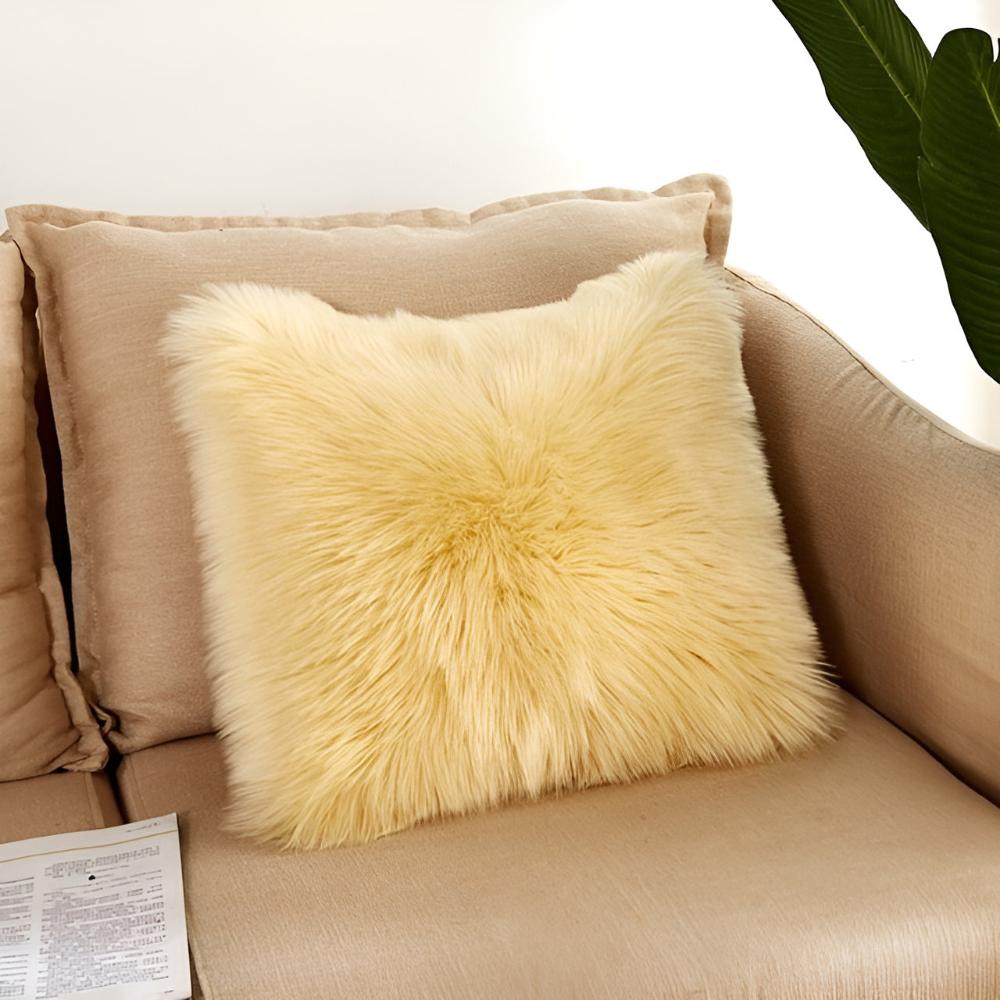 CozyNest | Furry Cushion Covers For Home Decor