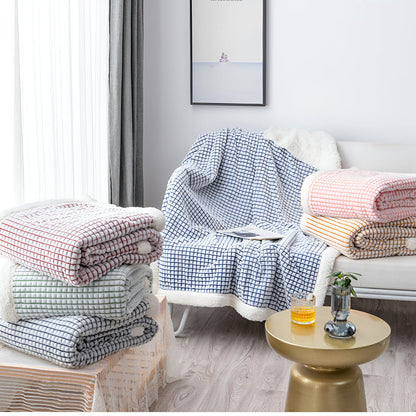 CozyHome | Warm Waffle Sherpa Blanket