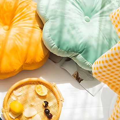 BloomSoft | Velvet Flower-Shaped Plush Cushion