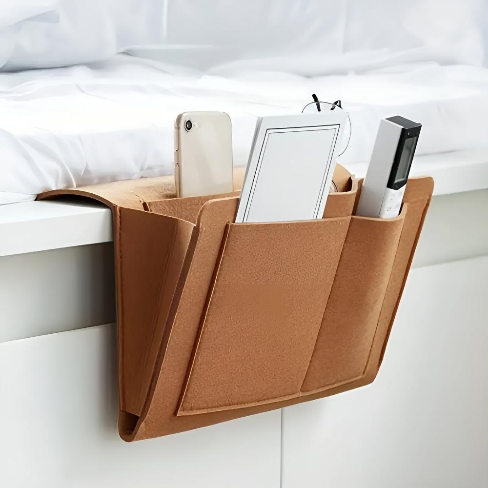 BedsideBuddy | All-in-One Bedside Organizer for Essentials Storage