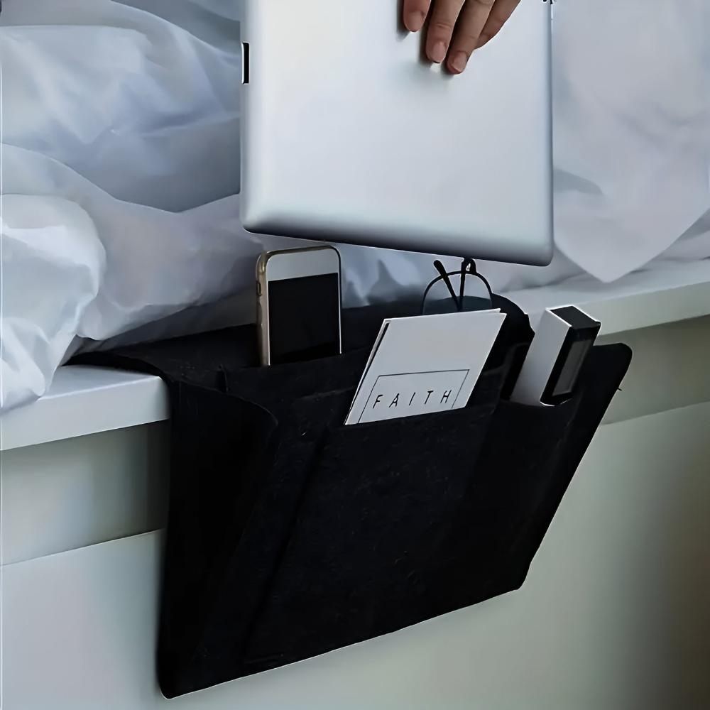 BedsideBuddy | All-in-One Bedside Organizer for Essentials Storage