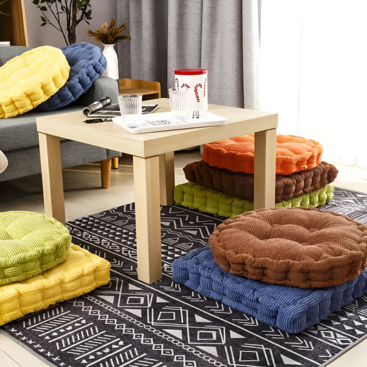 ComfyStack | Stackable Corduroy Chair Cushions
