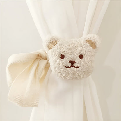 CuddleClasp | Teddy Bear Curtain Tiebacks Set