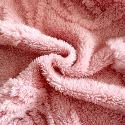 CozyNest | Butterfly Jacquard Flannel Blanket