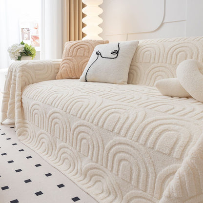 Celestial | Plush Sofa Cover for Living Room Furniture Protection
