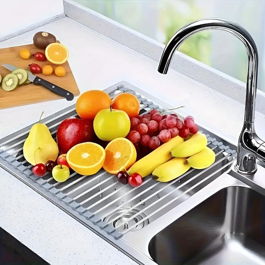 DryMaster | Stainless Steel Dish Drying Rolling Rack