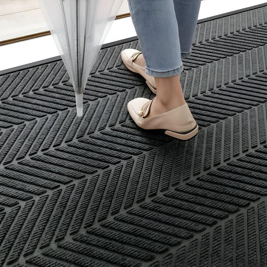 ChevronGuard | Chevron Ridges Non-Slip Door Mat