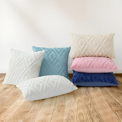 DiamondCushion | 3D Diamond Pattern Cushion Cover