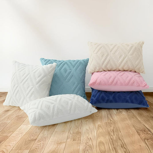 DiamondCushion | 3D Diamond Pattern Cushion Cover