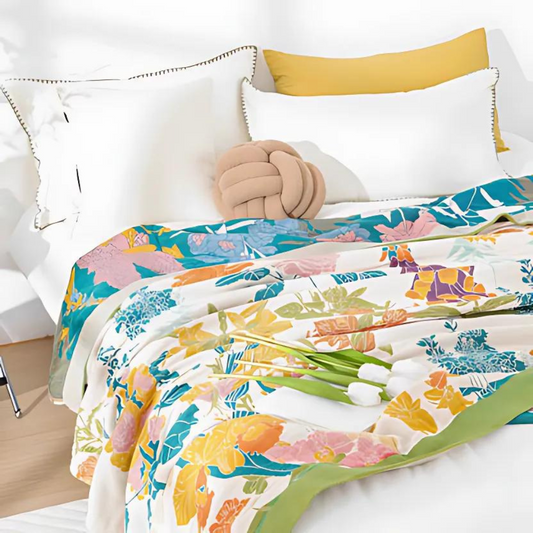 Blossom Bay | Breathable Cotton Coverlet
