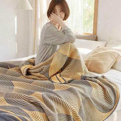CozyNest | Muslin Reversible Cotton Blanket