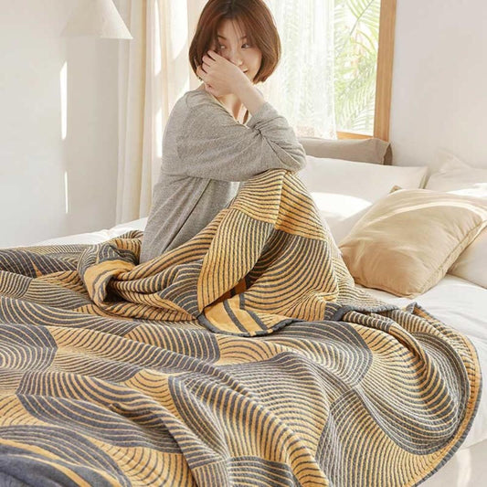 CozyNest | Muslin Reversible Cotton Blanket