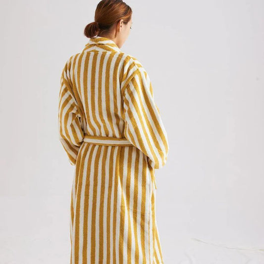 Cloud-Soft | Unisex Striped Bathrobe