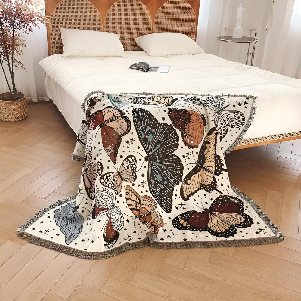 ButterflyGarden | Cozy Butterfly Garden Blanket For Home Decor