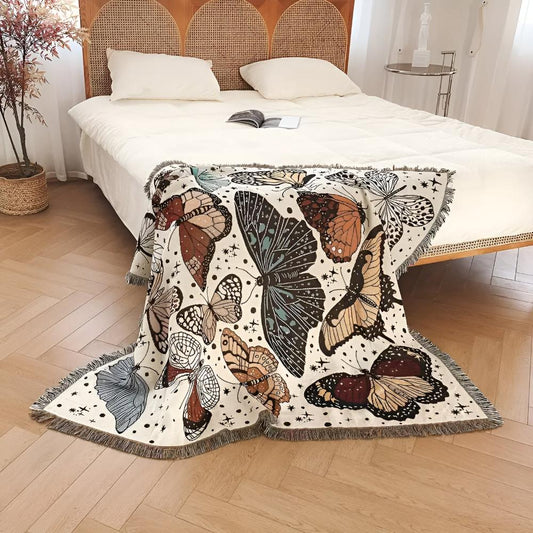 ButterflyGarden | Cozy Butterfly Garden Blanket For Home Decor
