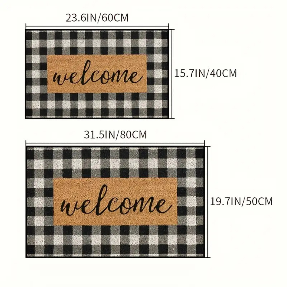 BuffaMat | Buffalo Plaid Welcome Door Mat