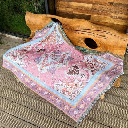 DesertBloom | Tapestry Picnic Blanket and Throw