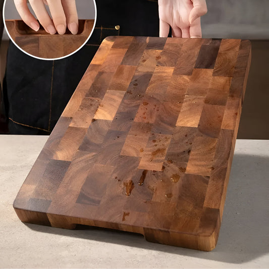 ChopMaster | Checkerboard Wooden Cutting Board