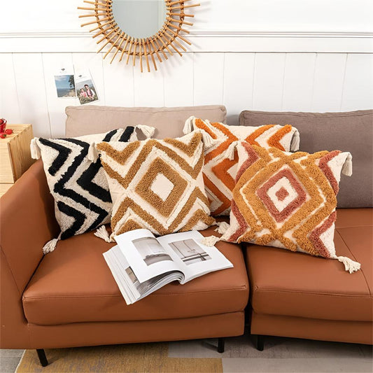 CasablancaHome | Tufted Cushion Cover