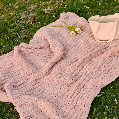 CozyWeave | Vintage Chunky Knit Blanket