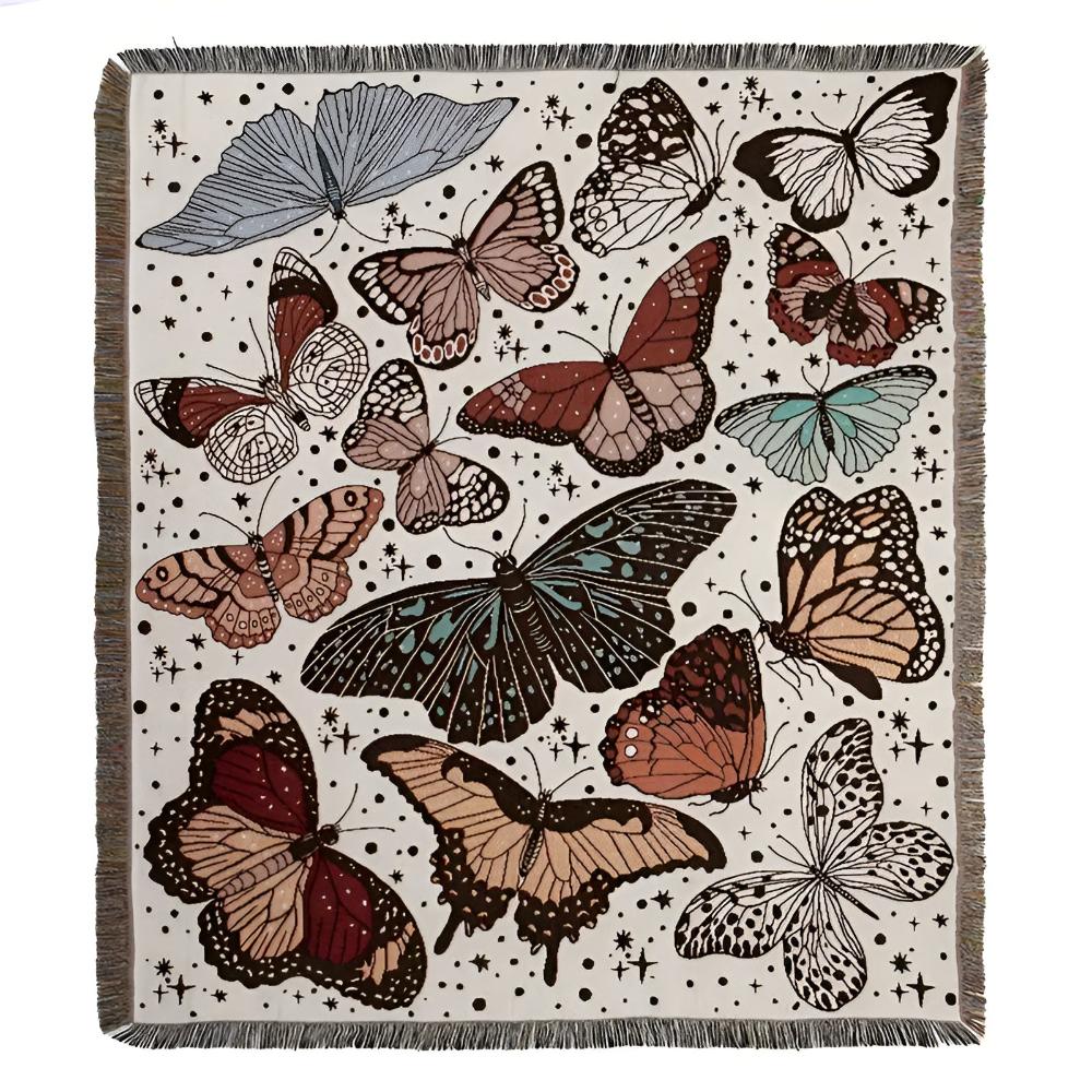 ButterflyGarden | Cozy Butterfly Garden Blanket For Home Decor