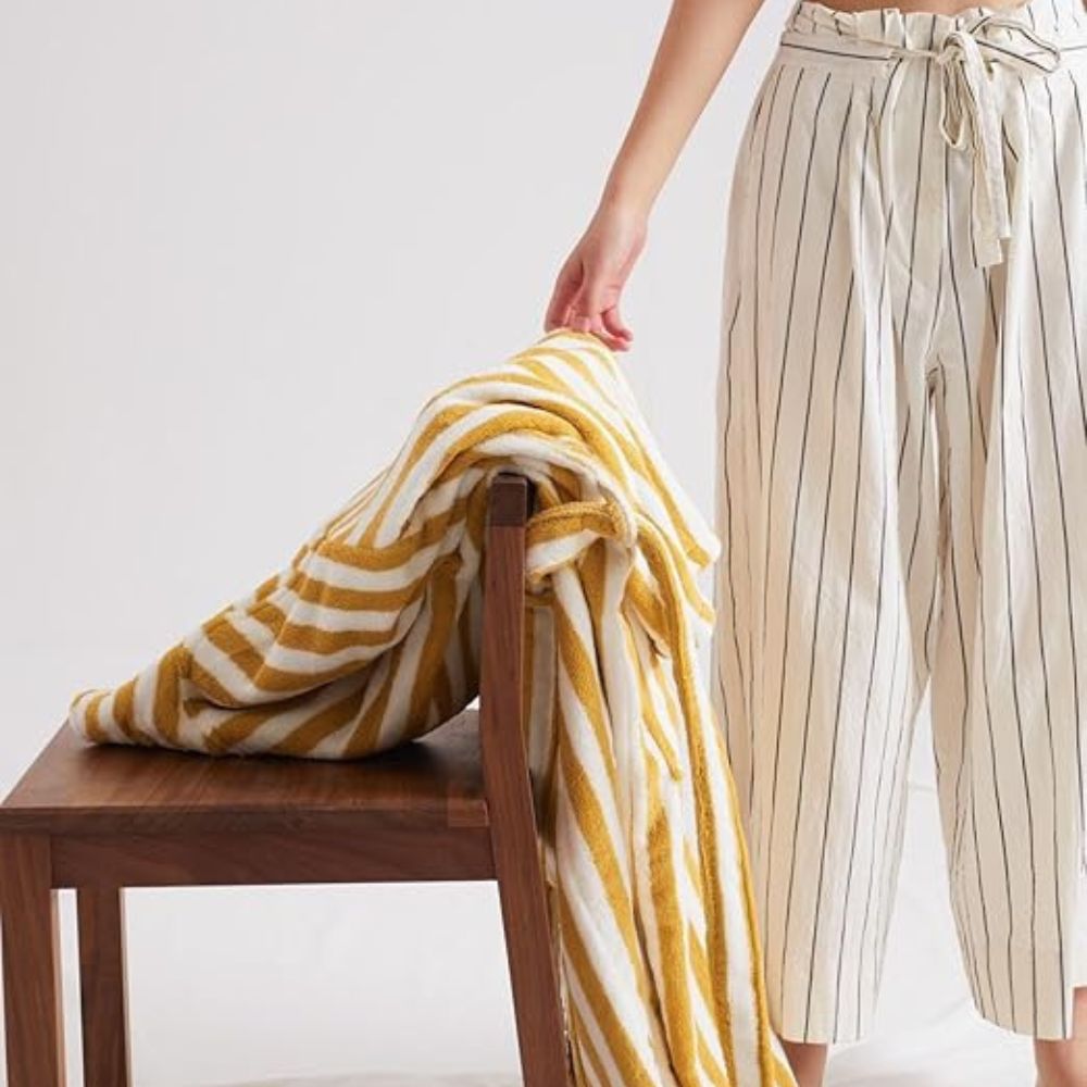 Cloud-Soft | Unisex Striped Bathrobe