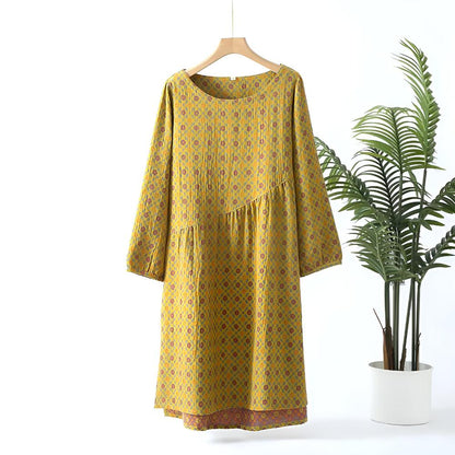 Blooming Meadow | Floral Cotton Nightdress for Women