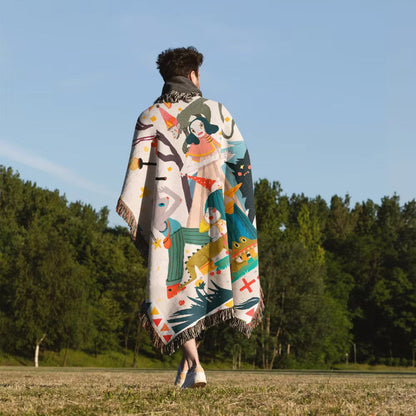 DesertBloom | Tapestry Picnic Blanket and Throw
