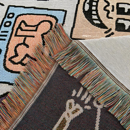 Bold Expressions | Tassel Throw Blanket