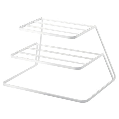 DishMaster | 2-Tier Dish Drainer and Organizer