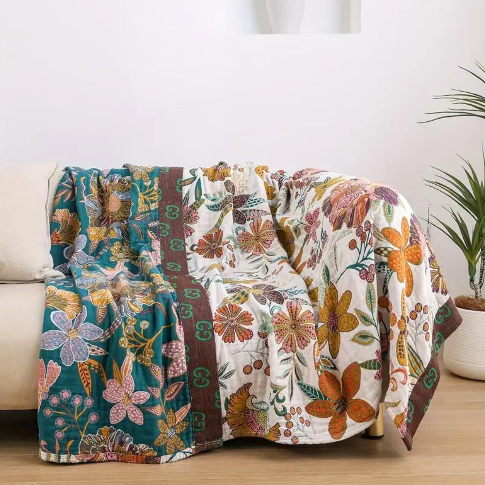 CharmCo | Floral Blanket Throw