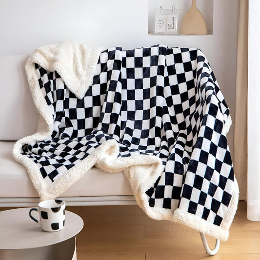 ChessElegance | Chessboard Pattern Blanket For Home Decor