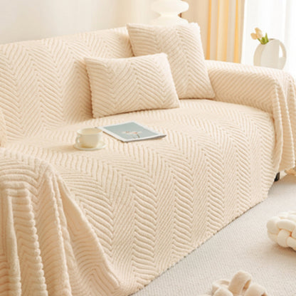 ChenilleCozy | Chenille Plush Sofa Cover