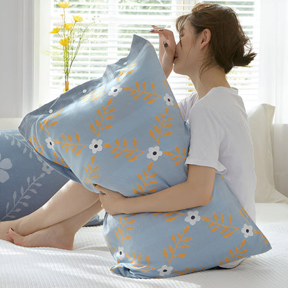 CozyNest | Pure Cotton Buttoned Pillowcase